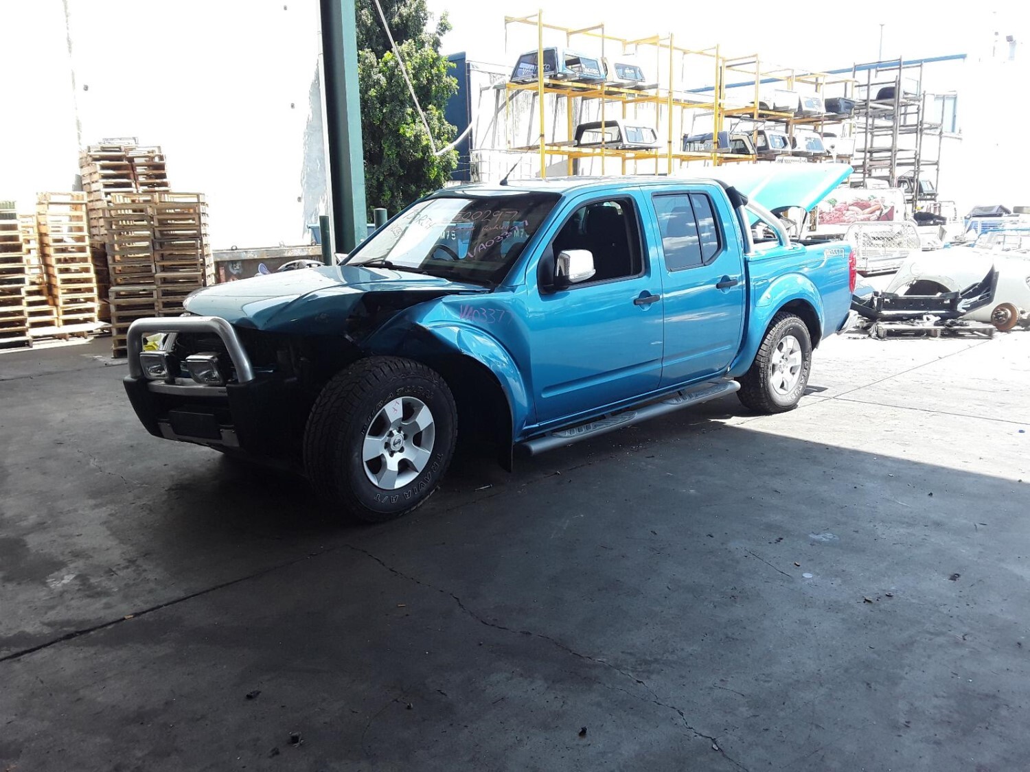 NISSAN NAVARA D40DUAL CAB WELLSIDE TUB UTE BACK 135660