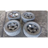 Moto Metal 20Inch Chain Link Alloys With Achilles Desert Hawk Xmt Tyres - See Description