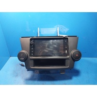 2012 Toyota Kluger Gsu40-Gsu45, Stereo Aftermarket, 05/07-02/14